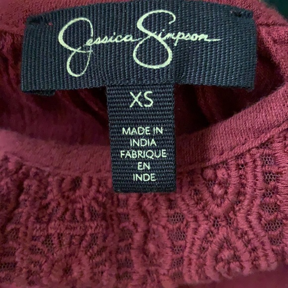 Jessica Simpson off shoulder long sleeve blouse - Picture 3 of 3